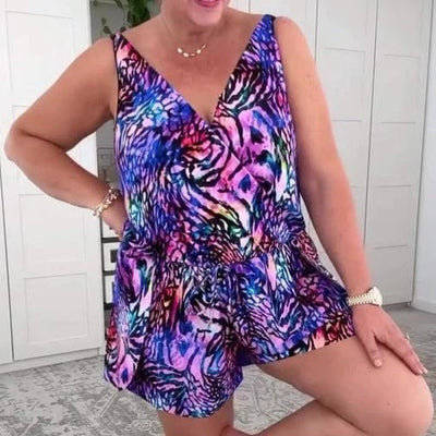 Heather - Breezy V-Neck Swimwear