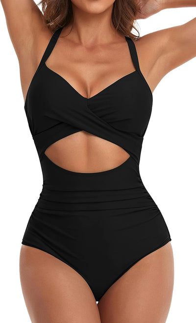 Cheryl – Wrap Elegance One-Piece