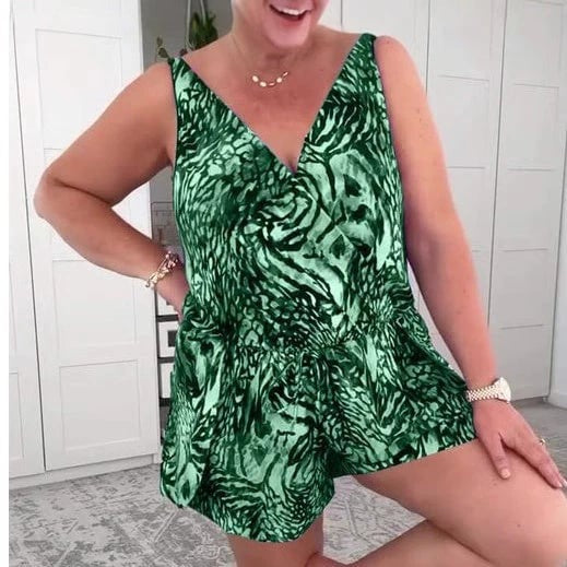 Heather - Breezy V-Neck Swimwear