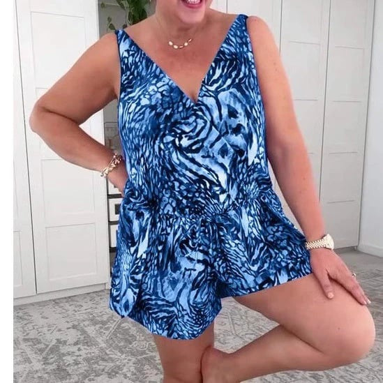 Heather - Breezy V-Neck Swimwear