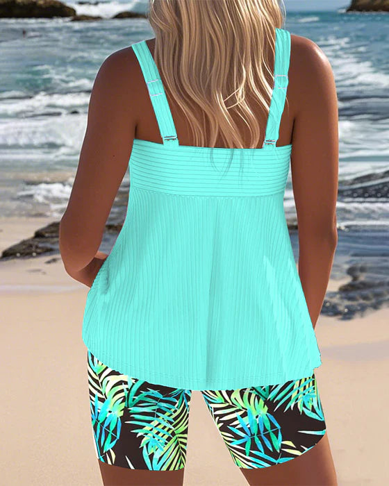 Lina | Comfort Swimsuit with Shorts for Confident Wear - Last Day 80% Off!