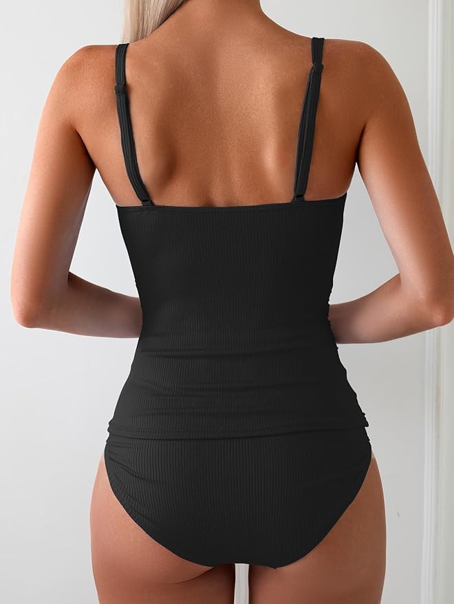 Diane – Sleek Contour Tankini Set